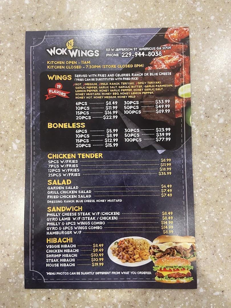 Wok N Wings Menu image 3